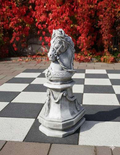 Schachfigur Pferd Schachbrett